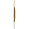Ekena Millwork Galveston Ceiling Medallion (Fits Canopies up to 5 7/8"), 51"OD x 3 5/8"ID x 3 3/8"P, Pale Gold CM51GLPAS - alternate 2
